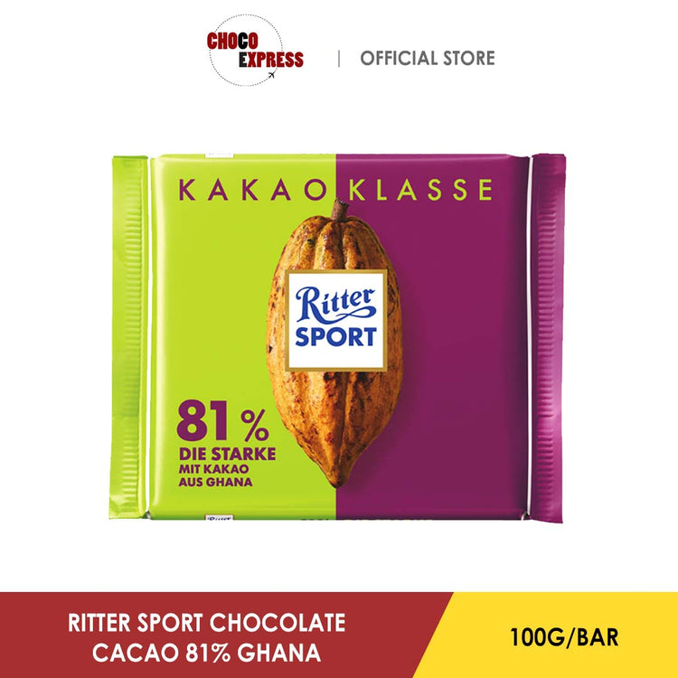 Ritter Sport 81% Ghana 100G