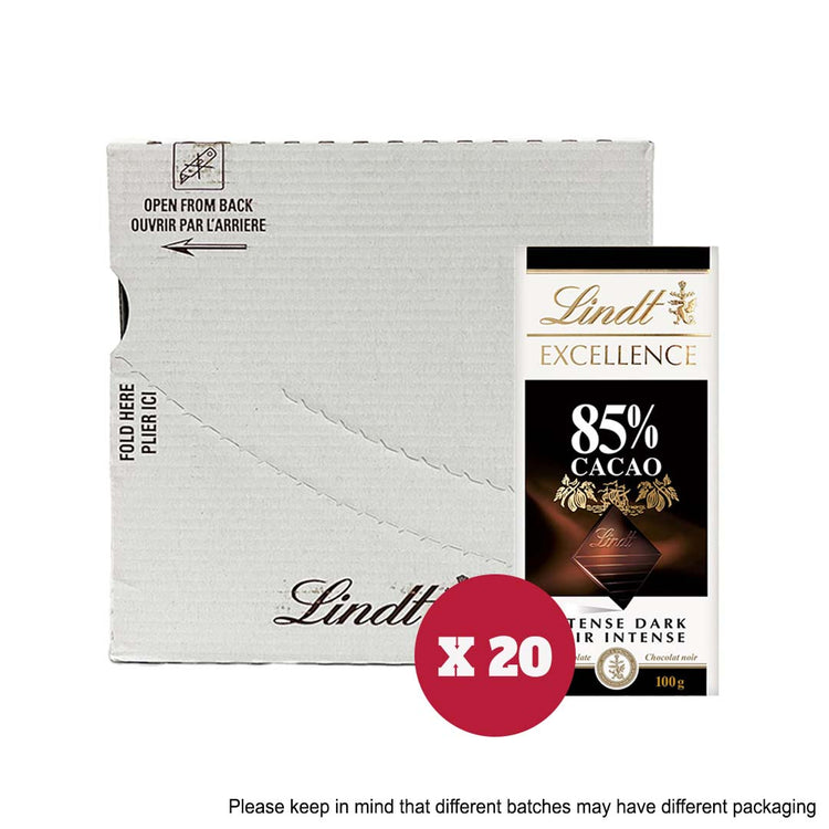 Lindt Excellence 85% Dark Chocolate 100G