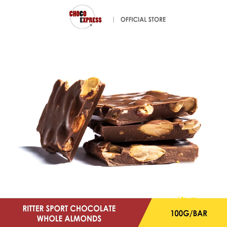 Ritter Sport Whole Almonds 100G
