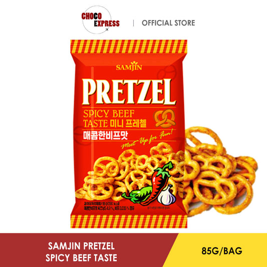 Samjin Pretzel Spicy Beef Taste 85G
