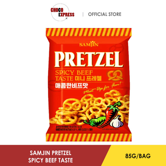 Samjin Pretzel Spicy Beef Taste 85G