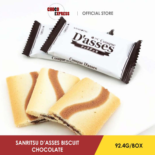 Sanritsu D'asses Chocolate Biscuit 92.4G