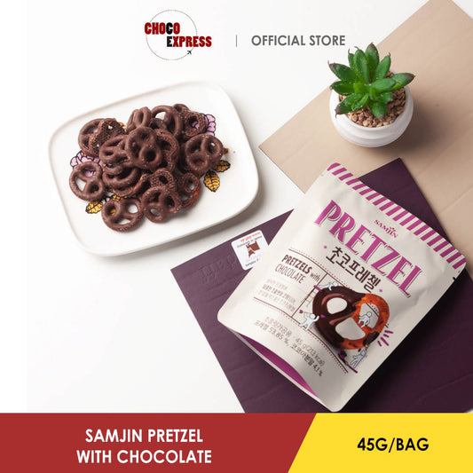 Samjin Pretzels with Chocolate 45G