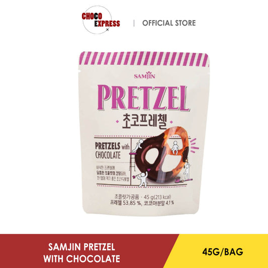 Samjin Pretzels with Chocolate 45G