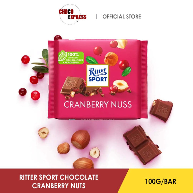 Ritter Sport Cranberry Nuts 100G