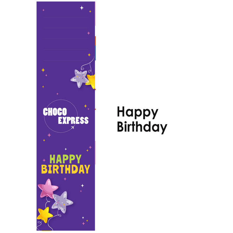 Choco Express Gift Box with Sticker Message Sleeve