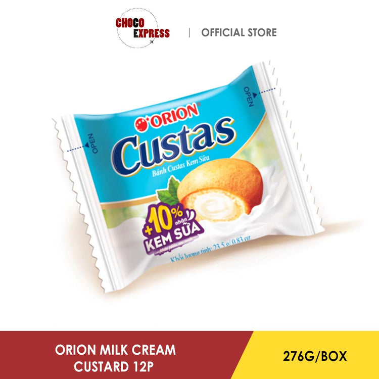Orion Milk Cream Custard 12P 276g