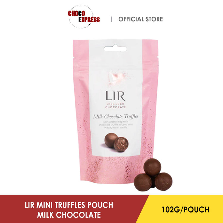 LIR Milk Chocolate Mini Truffles Pouch 102G