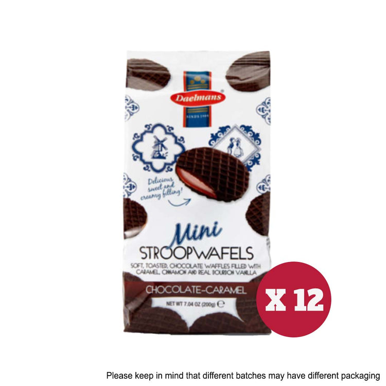 Daelmans Minis Choc Stroopwafels Bag 200g