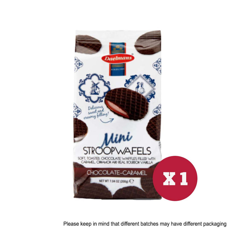 Daelmans Minis Choc Stroopwafels Bag 200g