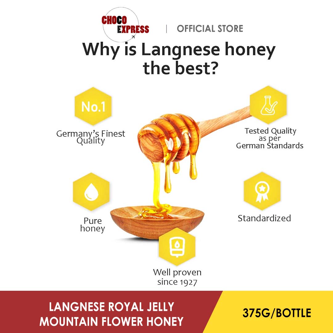 Langnese Royal Jelly in Mountain Flower Honey 375G