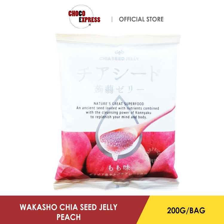 Wakasho Chia Seed Peach Jelly 200G