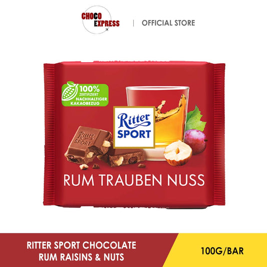 Ritter Sport Rum Raisins & Nuts 100g