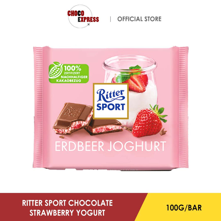 Ritter Sport Strawberry Yogurt 100g