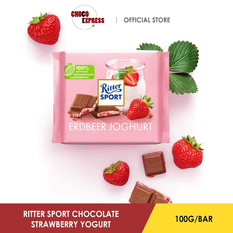 Ritter Sport Strawberry Yogurt 100g