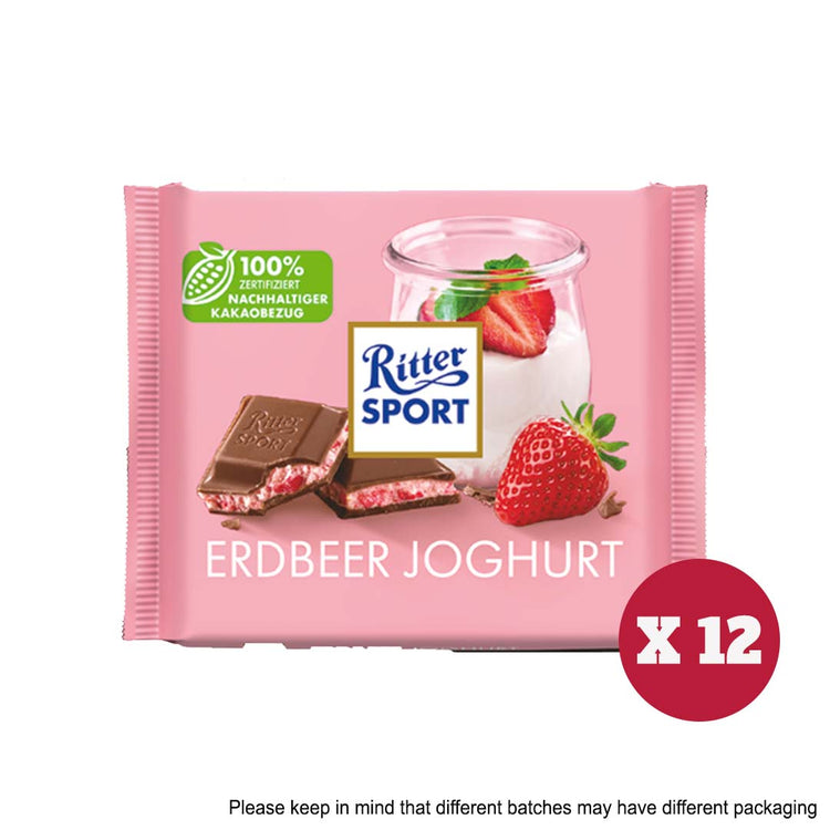 Ritter Sport Strawberry Yogurt 100g