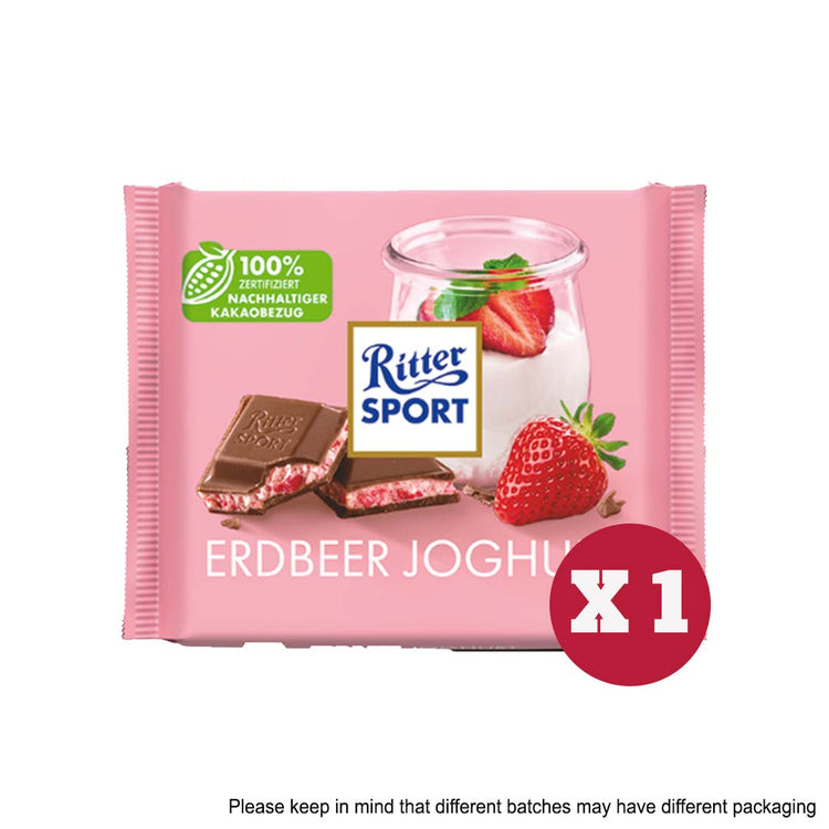 Ritter Sport Strawberry Yogurt 100g