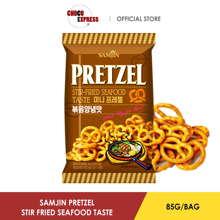 Samjin Pretzel Stir Fried Seafood Taste 85G