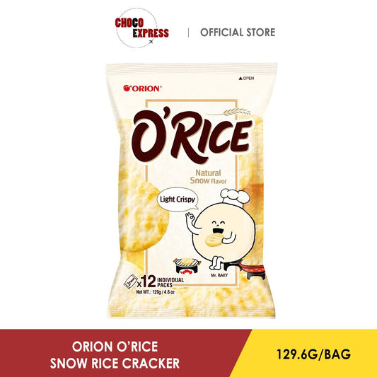 Orion O'rice Natural Snow Rice Cracker 129.6G