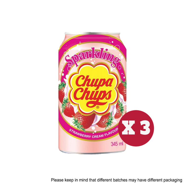 Chupa Chups Sparkling Strawberry 345ML