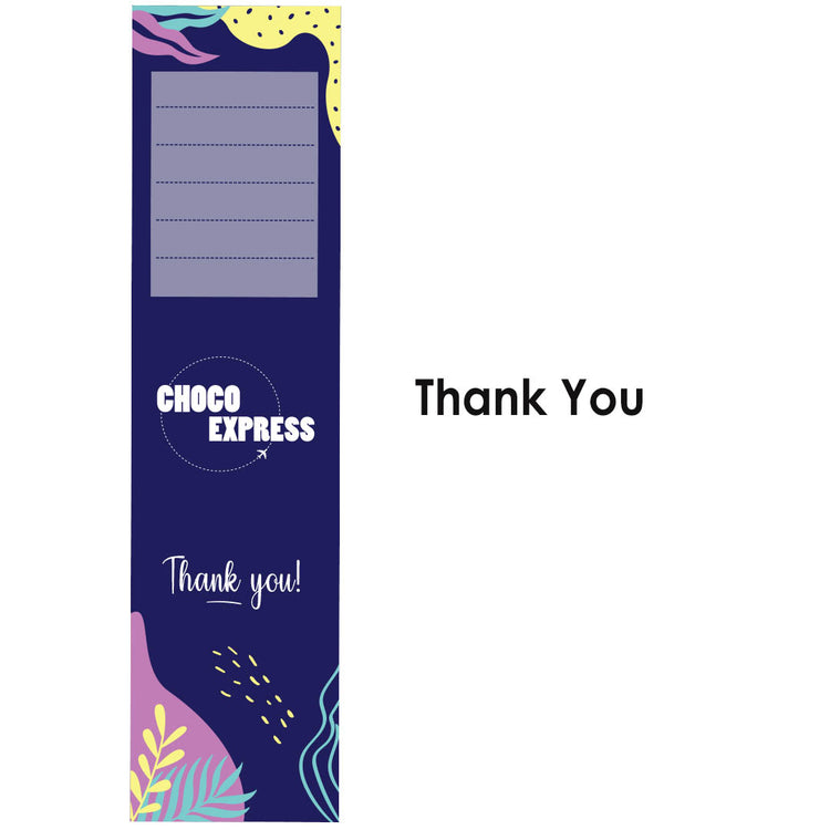 Choco Express Gift Box with Sticker Message Sleeve