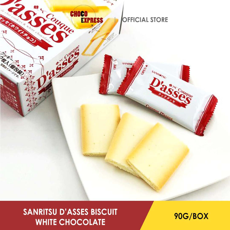 Sanritsu D'asses White Chocolate Biscuit 90G