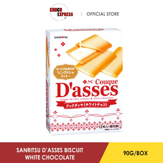 Sanritsu D'asses White Chocolate Biscuit 90G